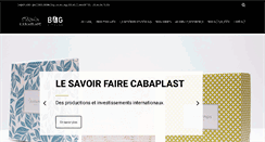 Desktop Screenshot of cabaplast.fr